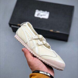 Onitsuka Tiger Mexico 66 Cream Ballet Flats
